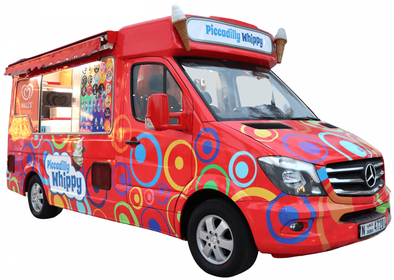 Primary & High School Ice Cream Van Hire Piccadilly Whippy